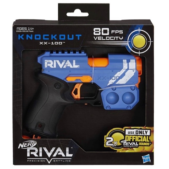 New NERF Rival Knockout XX-100 Blaster Round Storage, 90 FPS Velocity - Picture 2 of 6